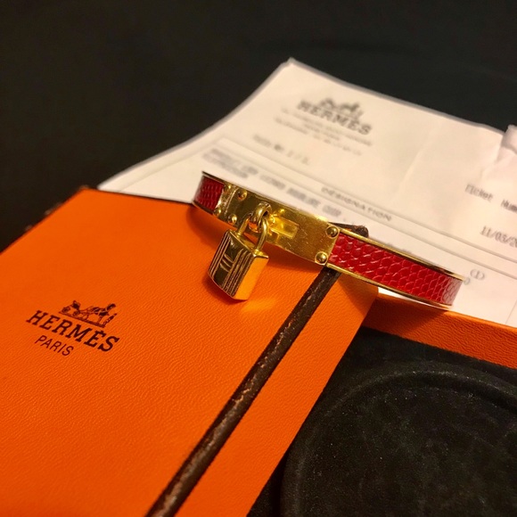 A69- 💯 % Authentic Hermès Kelly Bracelt - Picture 13 of 15